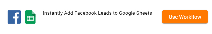 Add Facebook Leads to Google Sheets