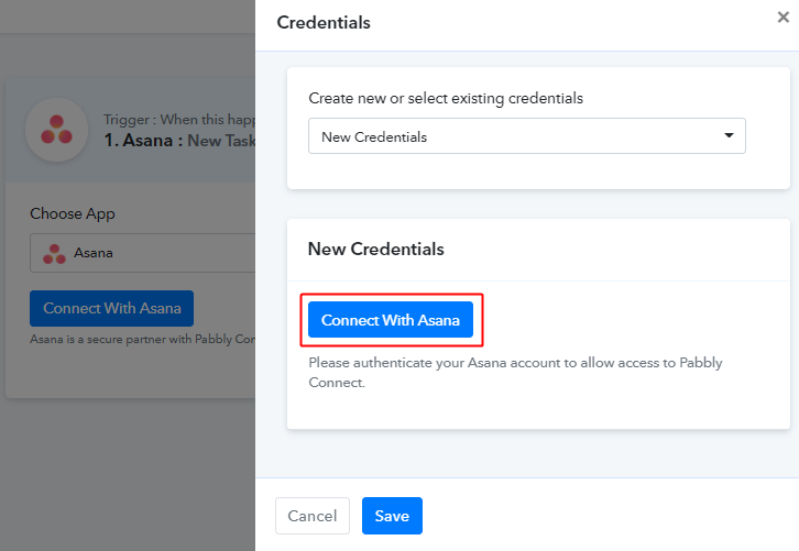 Authorize Asana Account for Asana to Google Sheets