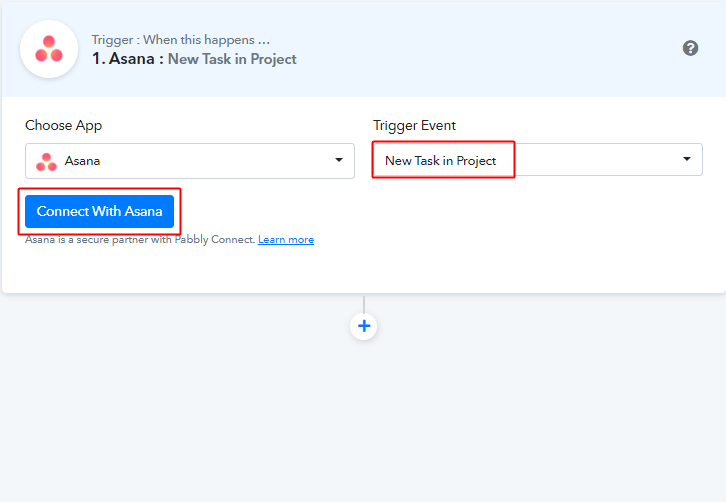 Connect with Asana for Asana to Google Sheets