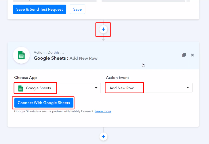 Integrate Google Sheets