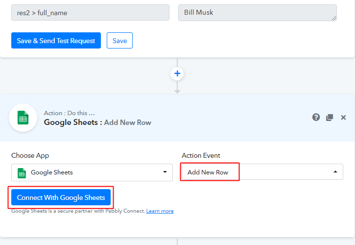 select_event_and_connect_with_google_sheets_for_facebook_to_google_sheets