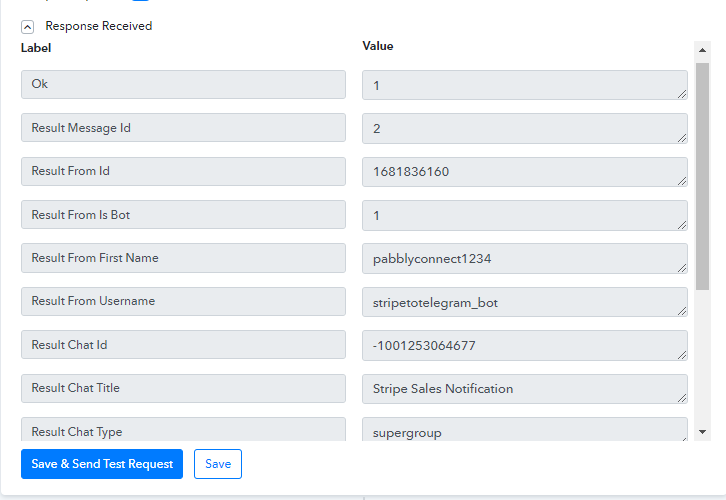 Action Response to Notify Team Members about Stripe Payments