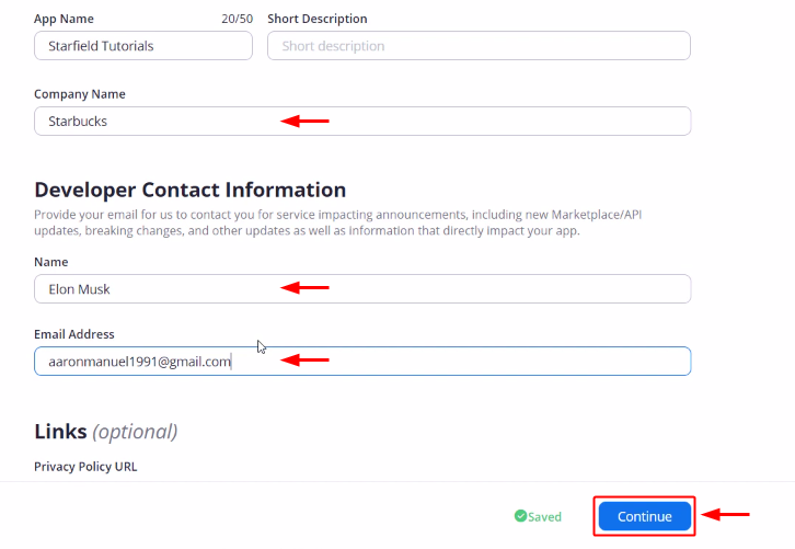 Add Basic Info for Zoom to Google Sheets Integration