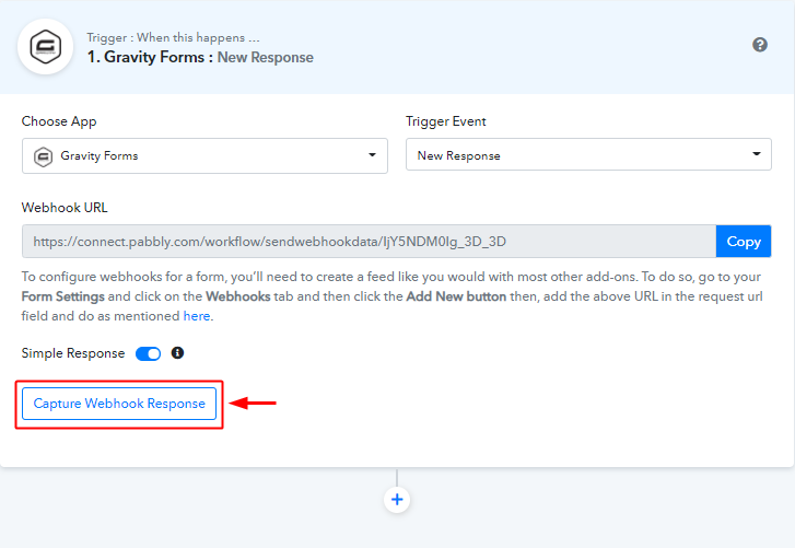 Capture Webhook Response to Send WhatsApp Message on New Form Submission