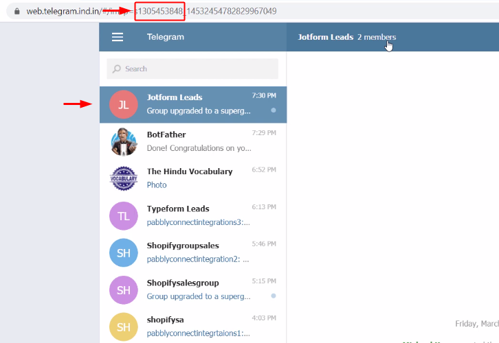 ChatID to Send JotForm Submissions to Telegram Account