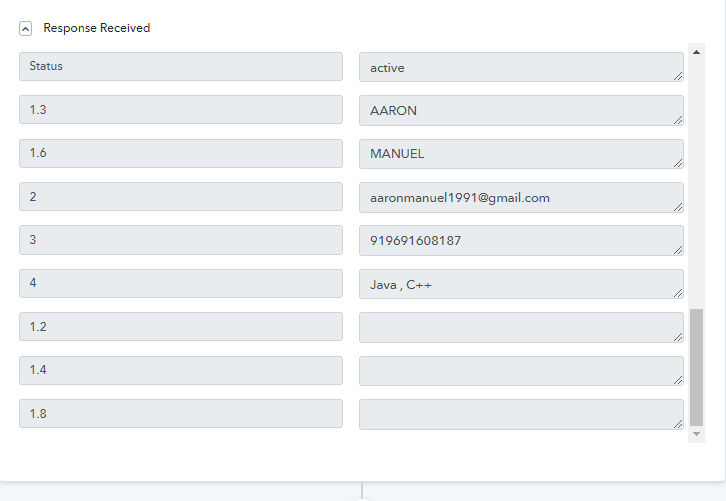 Check & Save the Trigger API Response to Send WhatsApp Message on New Form Submission