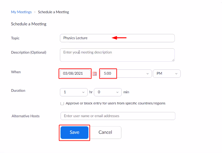 Make a Registration for Zoom to Google Sheets Integration