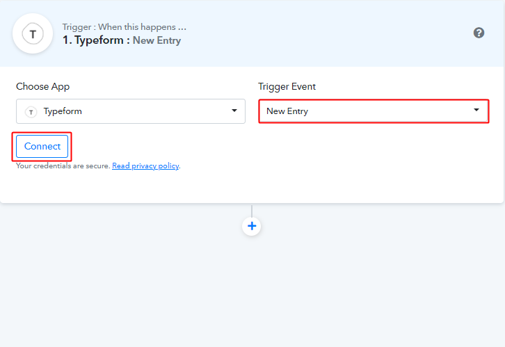 Select Trigger Event & Connect to Send Telegram Messages on Form Submissions