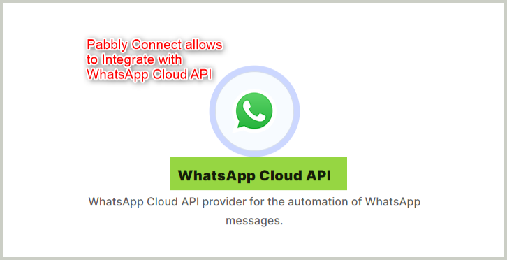 WhatsApp Cloud API - Pabbly Connect