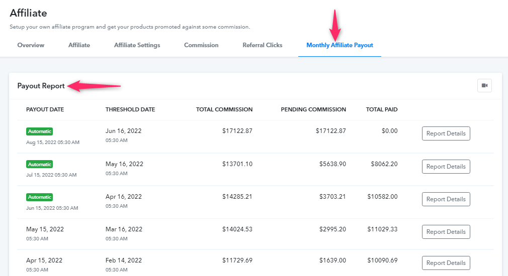 monthly-payout-report