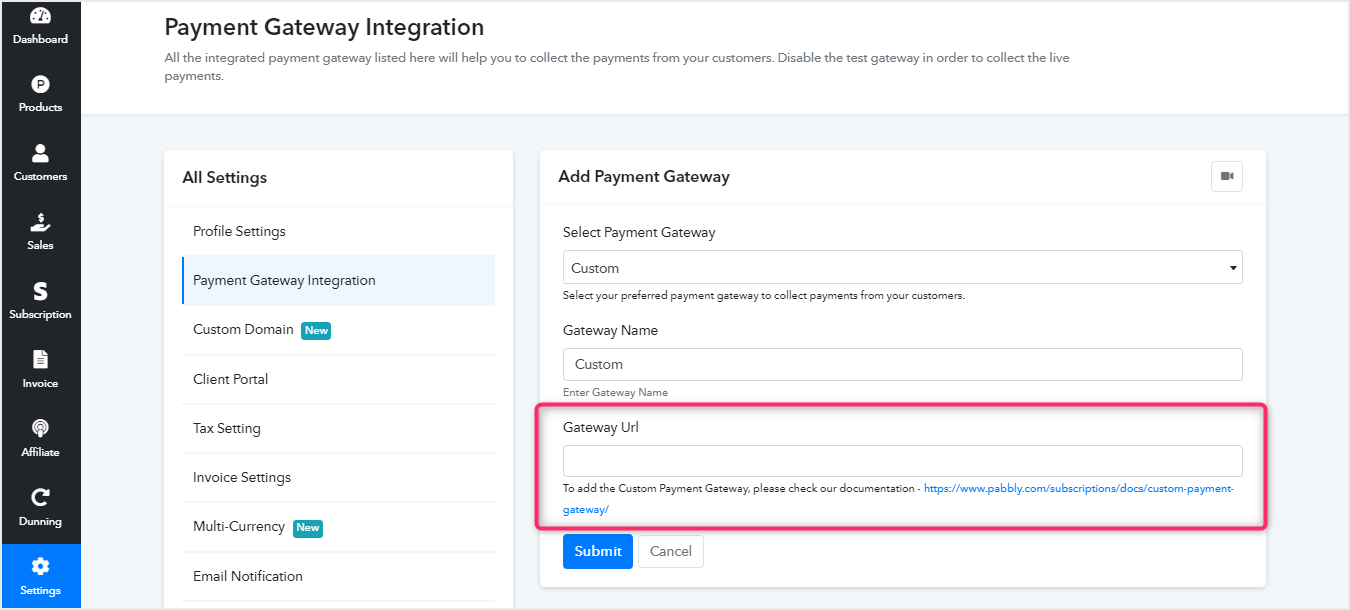 custom-gateway-add-url-option