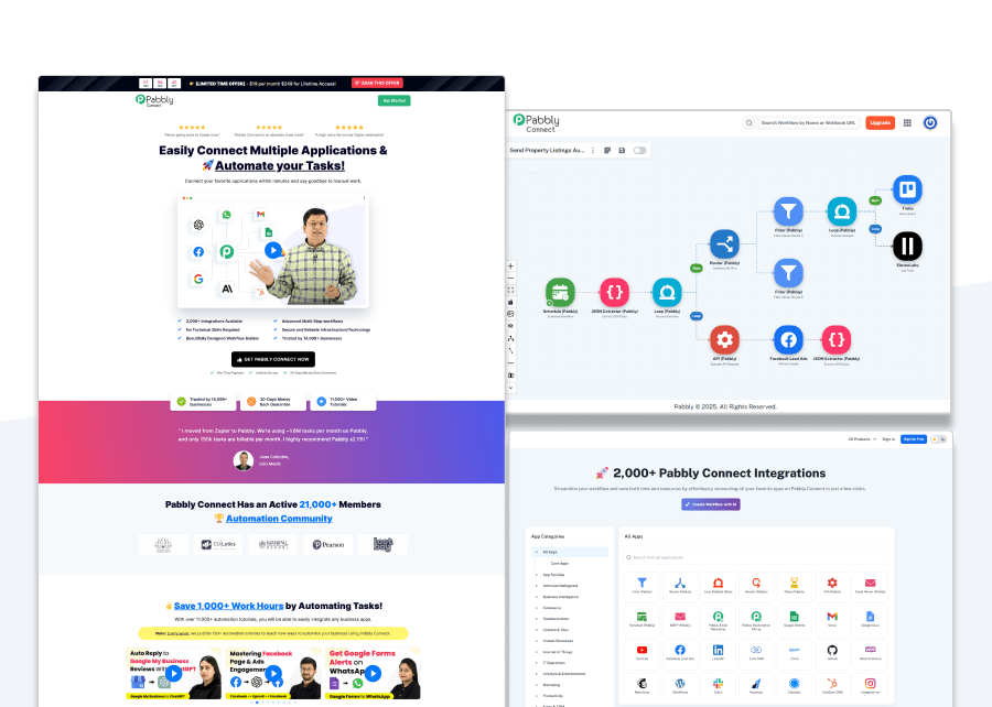 Pabbly Connect Dashboard