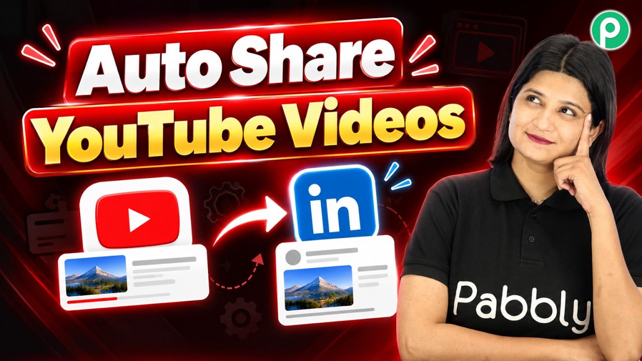 New YouTube Video Published? Share It on LinkedIn Automatically! - Pabbly